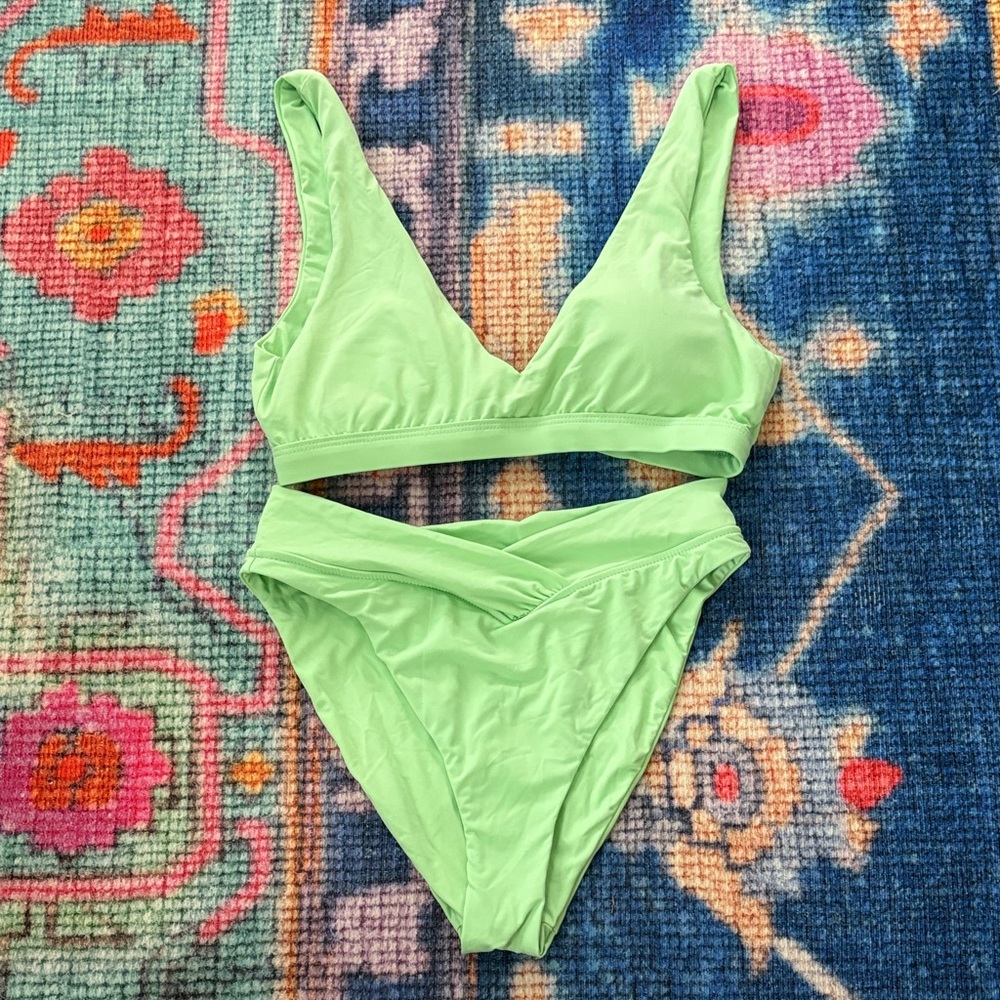 Women’s Green Dippin Daisys High Wasted Bikini